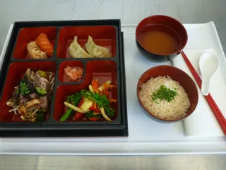 Bento box with miso
