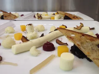 Cauliflower panna cotta