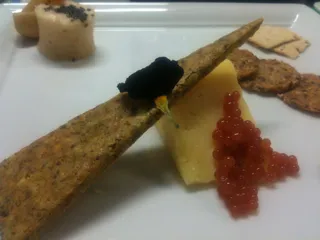 Cheddar earl grey caviar