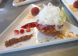 Chocolate and fairy floss