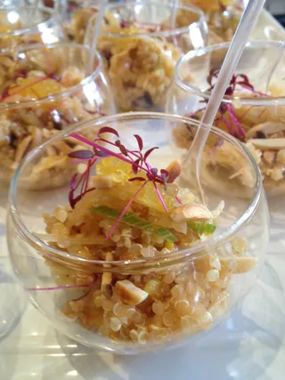 Crab and quinoa salad