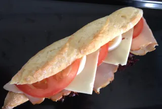 Ham and cheese sandwich