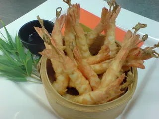 King prawns tempura