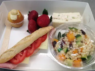 Lunch box with couscous