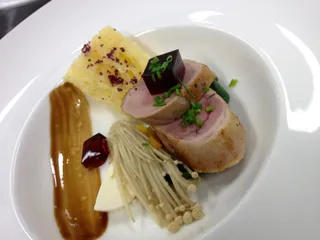Quail ballotine and light brioche